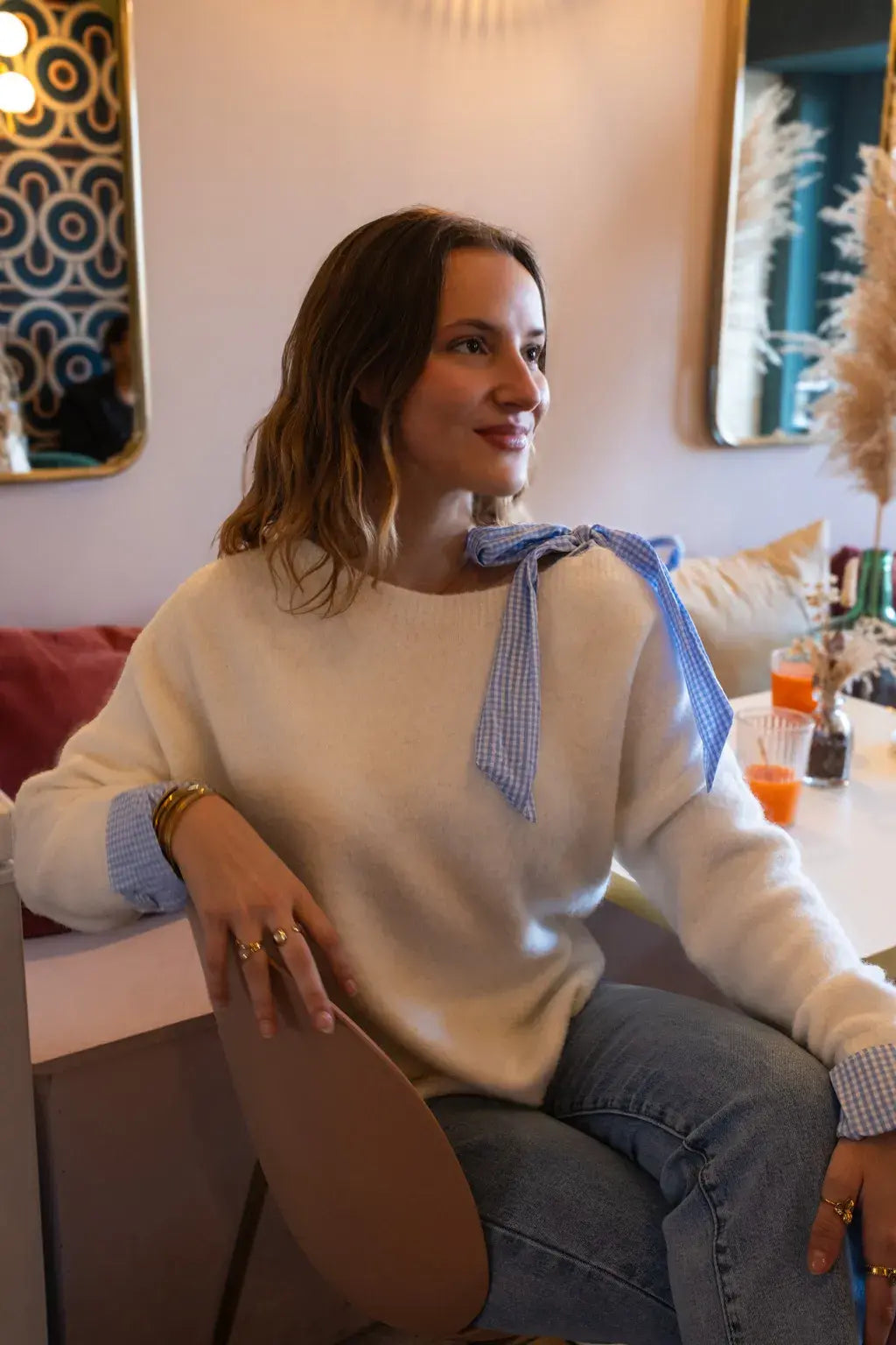 Pull Romina écru