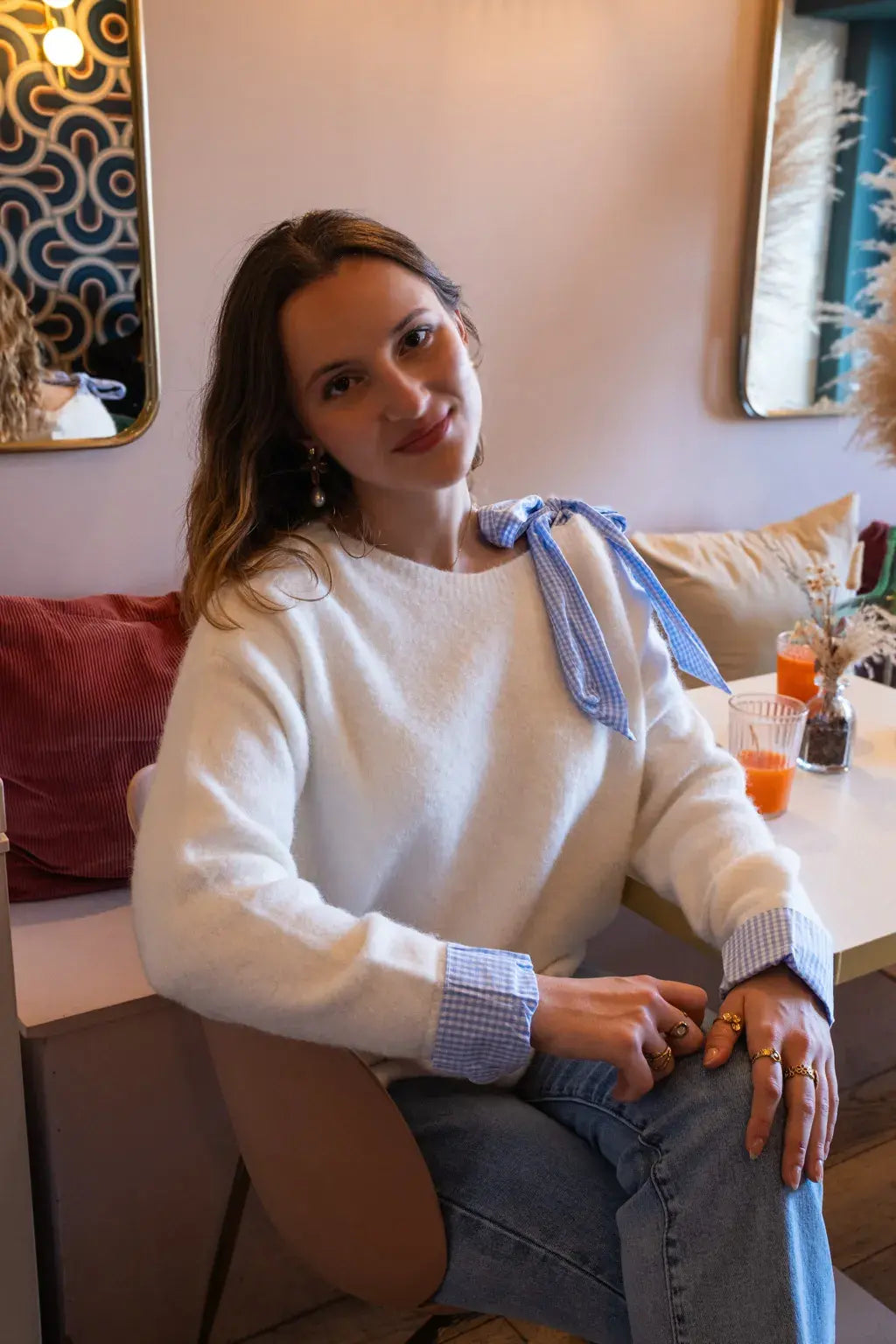 Pull Romina écru