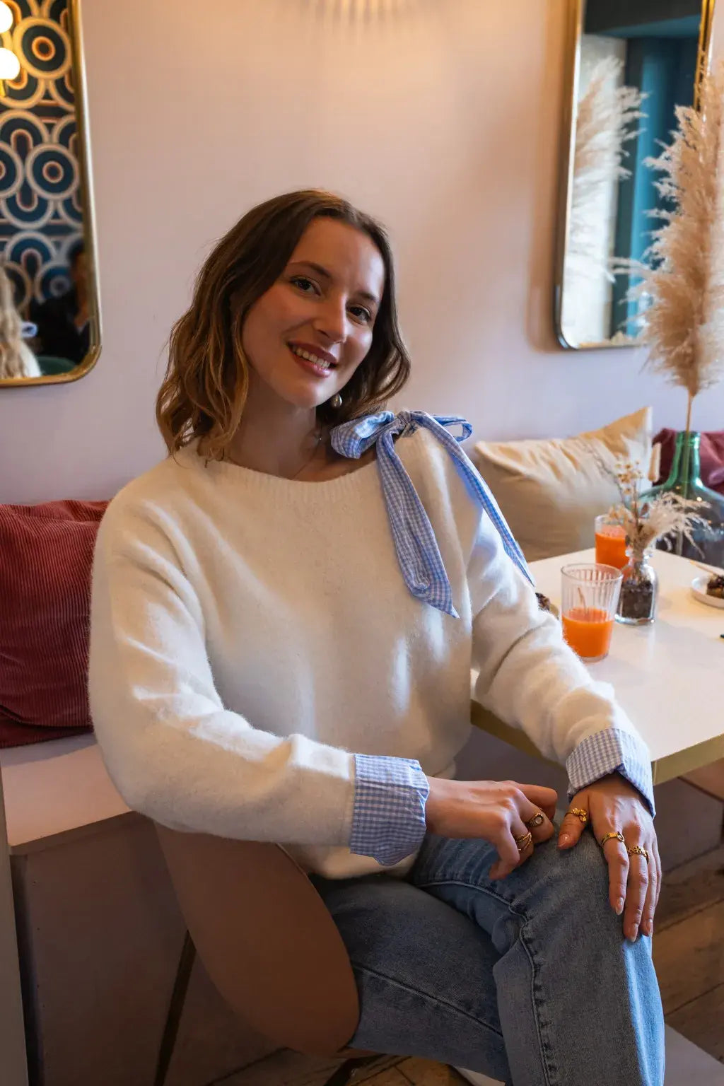 Pull Romina écru