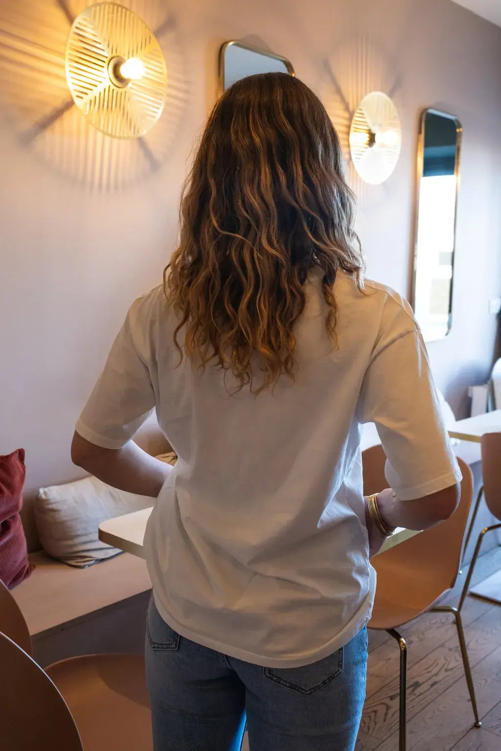 T-shirt Croissant écru