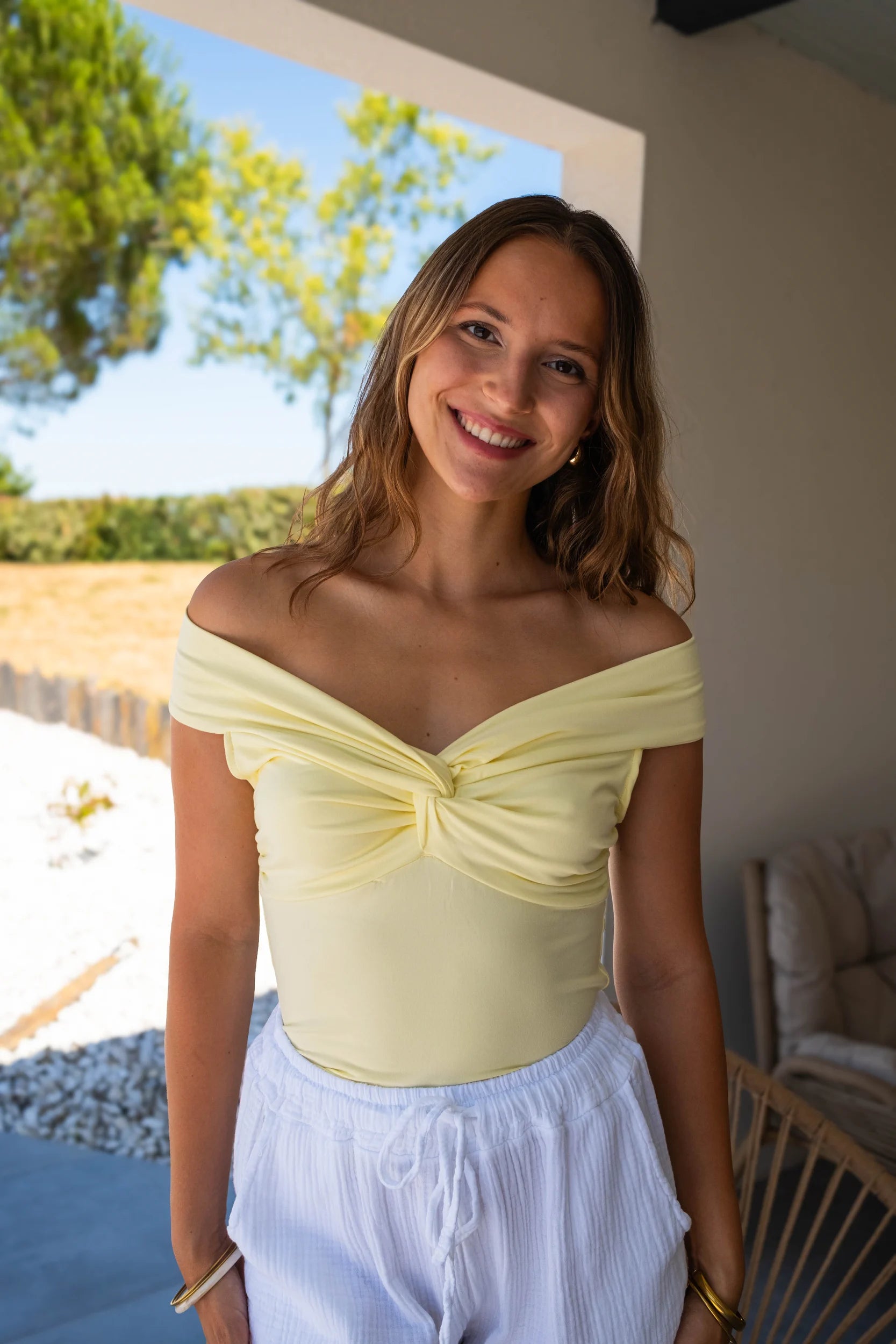 Top Lilo jaune