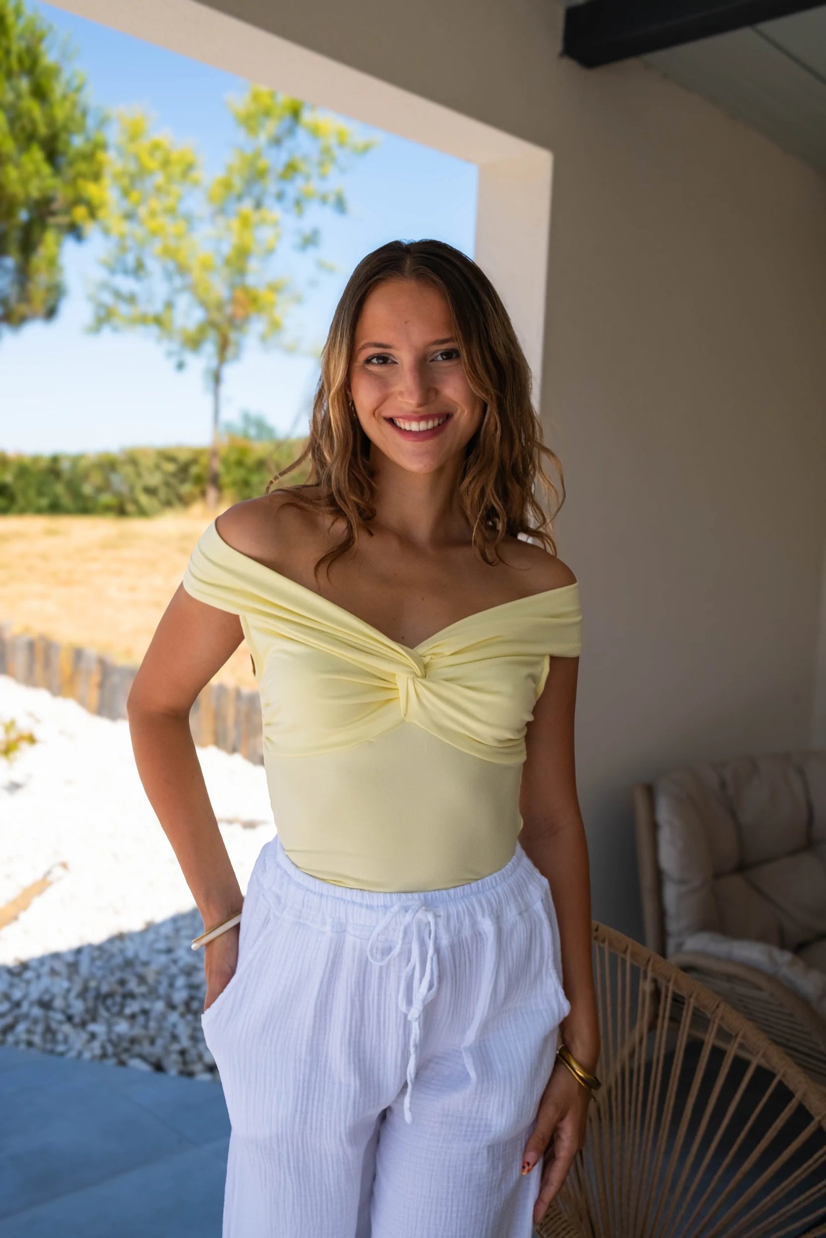 Top Lilo jaune