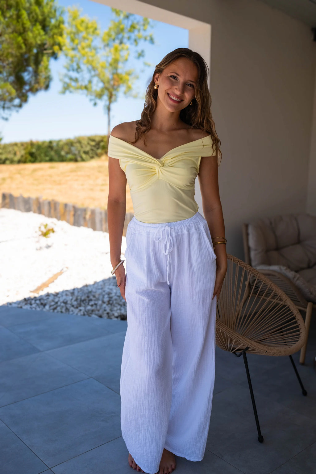 Top Lilo jaune