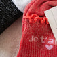 Chaussettes Je t'aime fuchsia