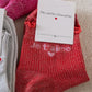 Chaussettes Je t'aime rouges