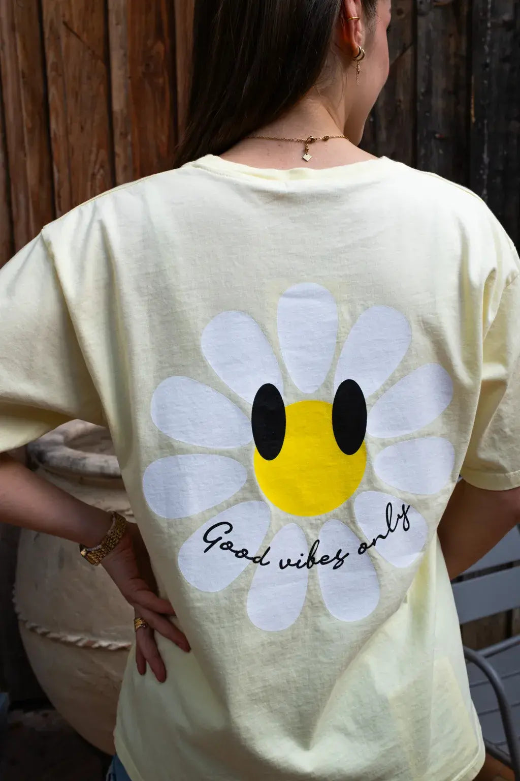 T-shirt Marguerite jaune