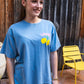 T-shirt Limoncello bleu