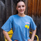 T-shirt Limoncello bleu