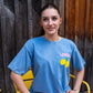 T-shirt Limoncello bleu