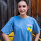 T-shirt Limoncello bleu