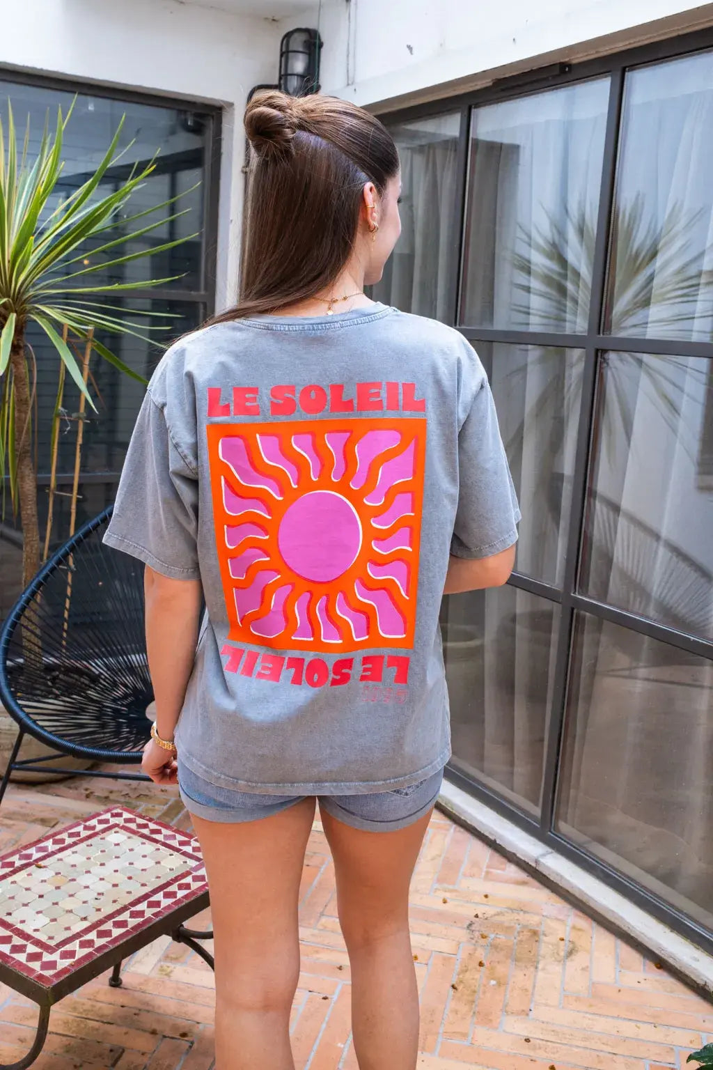 T-shirt Le Soleil gris
