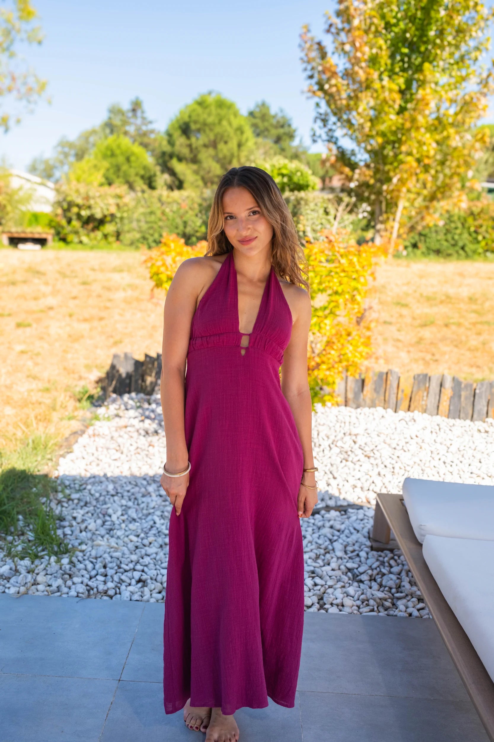 Robe Raquel prune