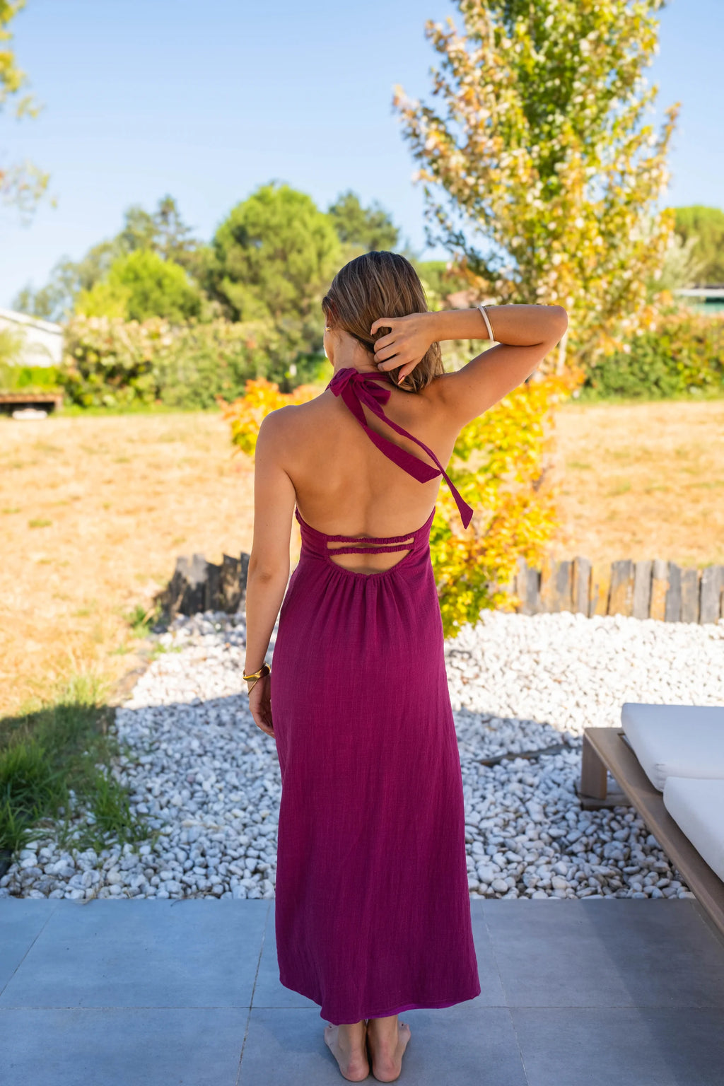 Robe Raquel prune