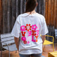 T-shirt Good Vibes blanc