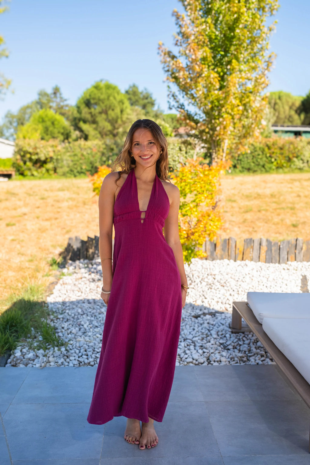 Robe Raquel prune