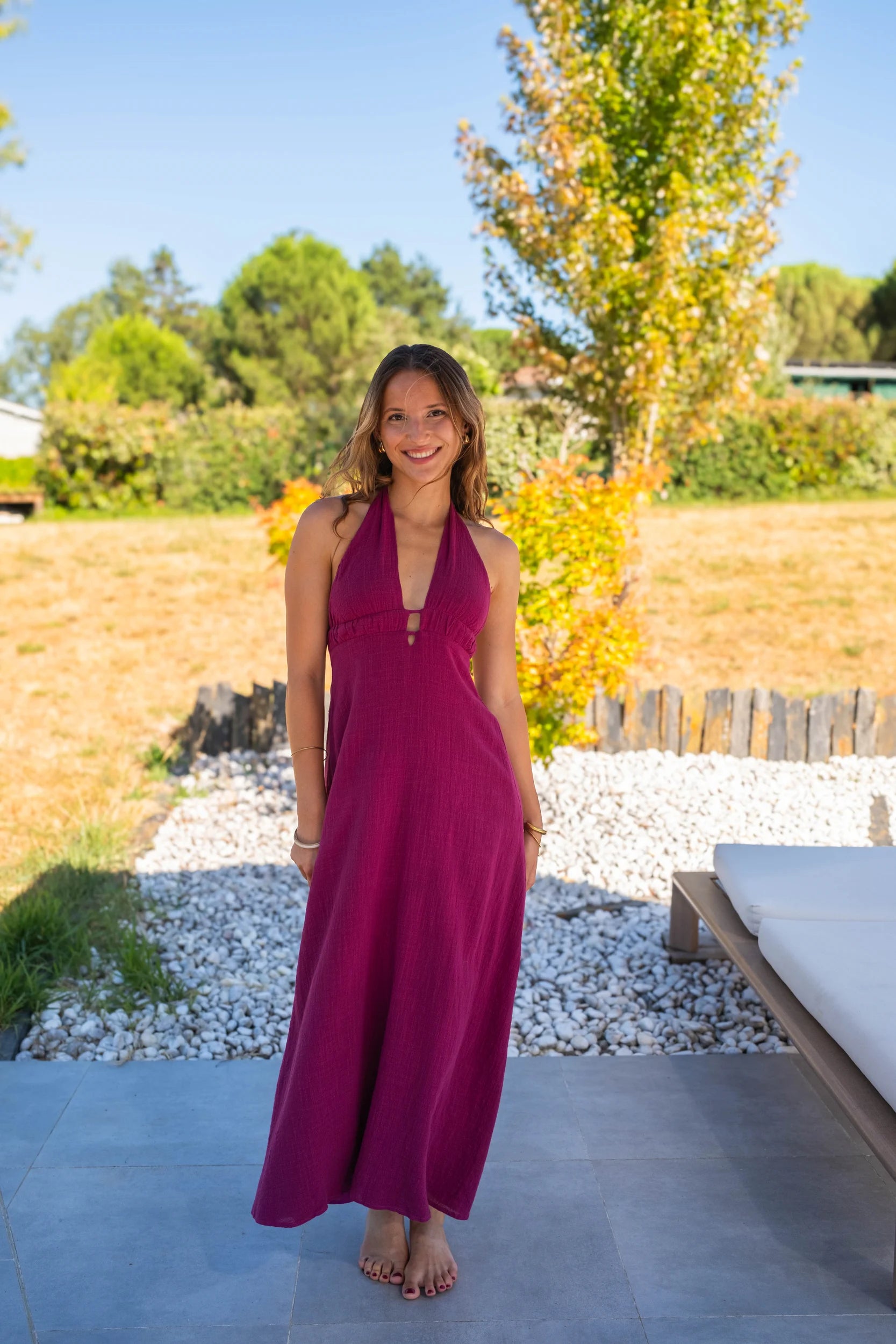 Robe Raquel prune