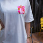 T-shirt Good Vibes blanc