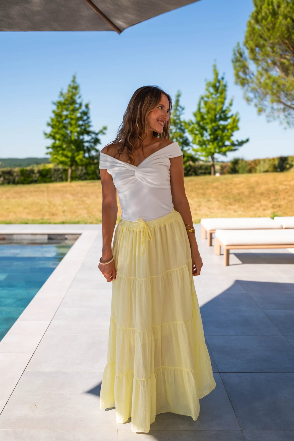 Jupe Faustine jaune