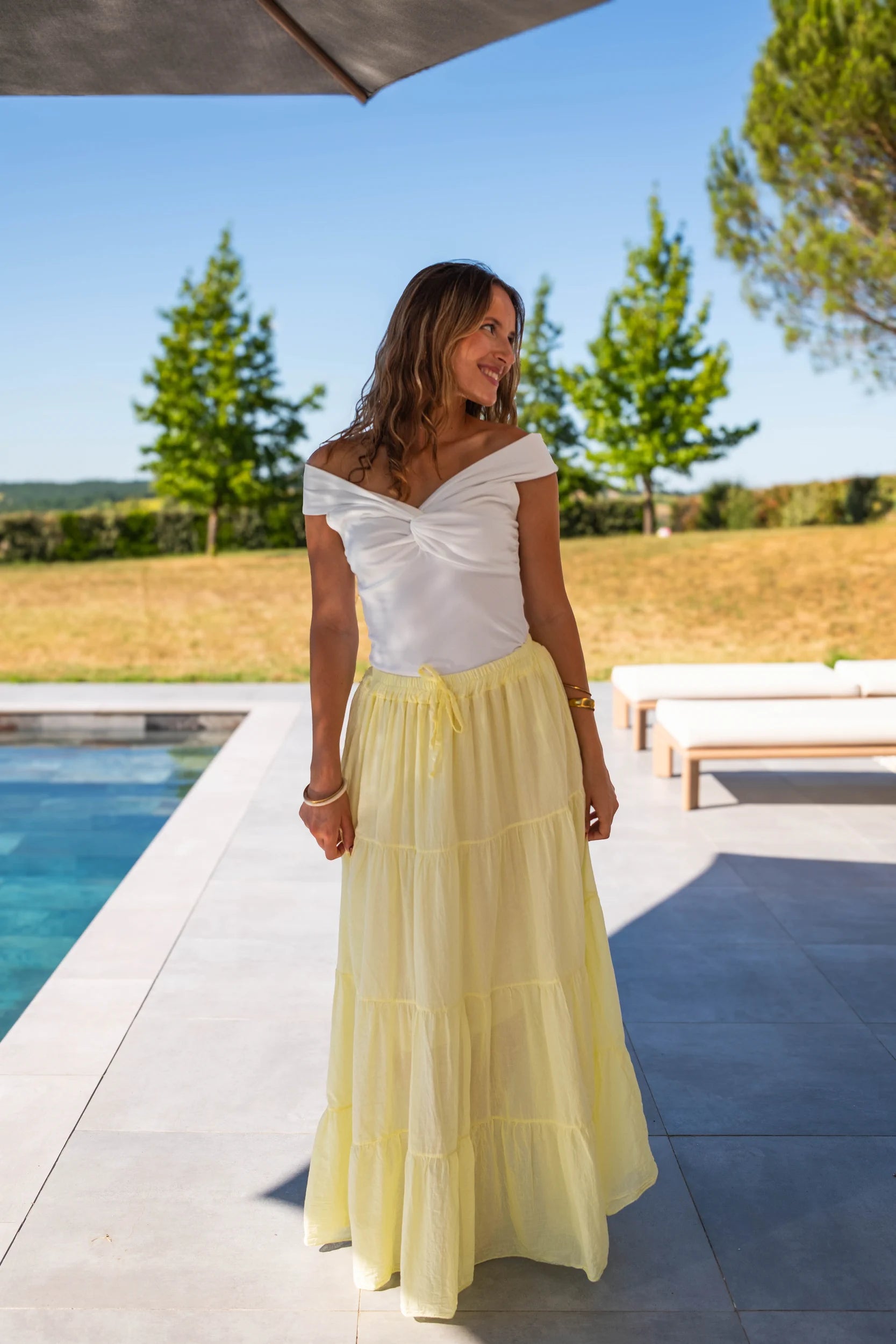 Jupe Faustine jaune