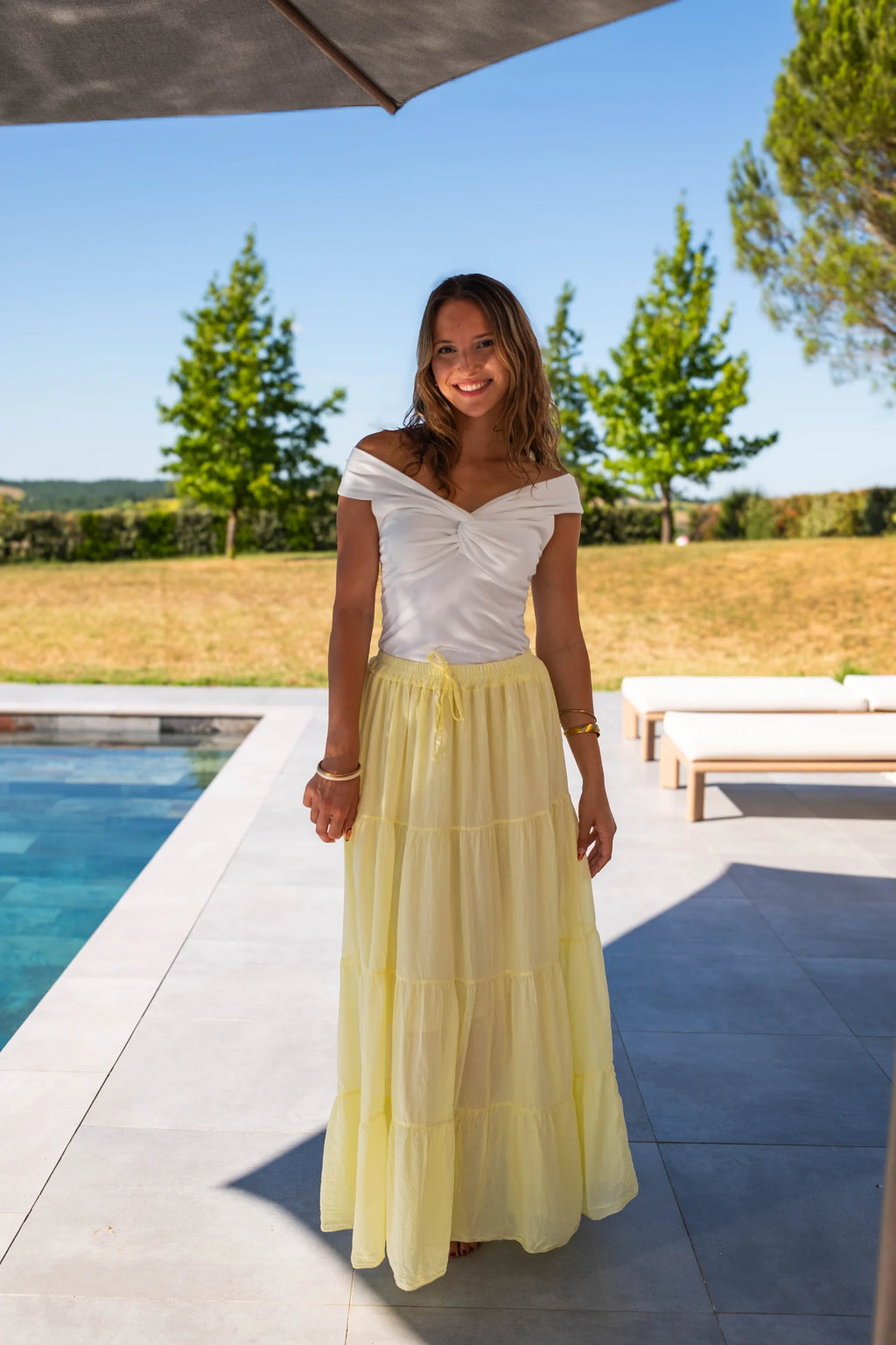 Jupe Faustine jaune