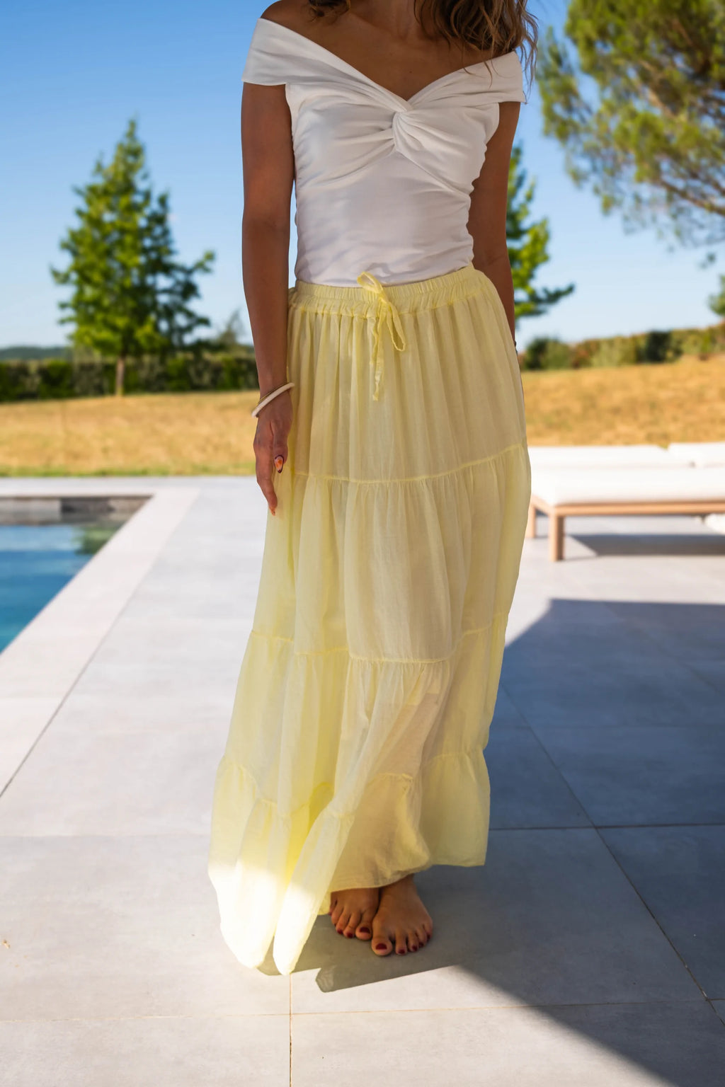 Jupe Faustine jaune