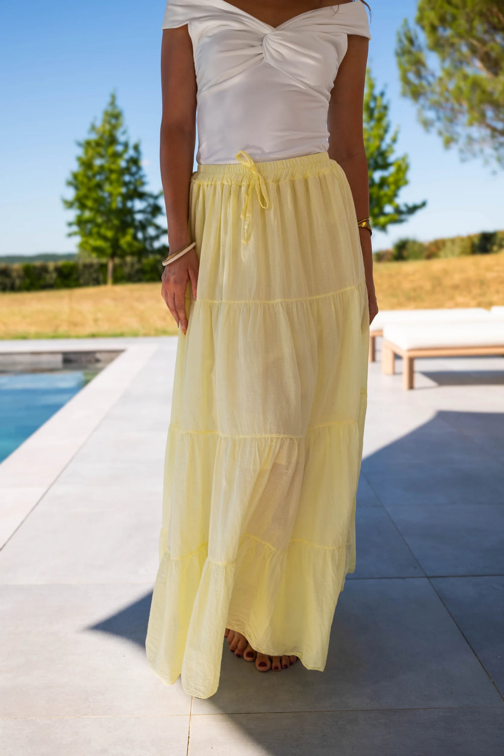 Jupe Faustine jaune