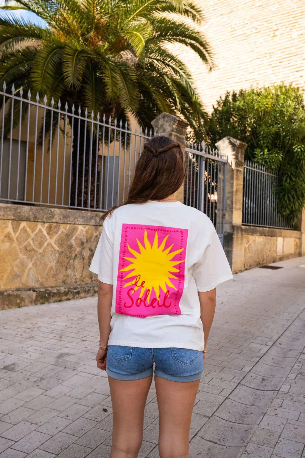T-shirt Le Soleil écru