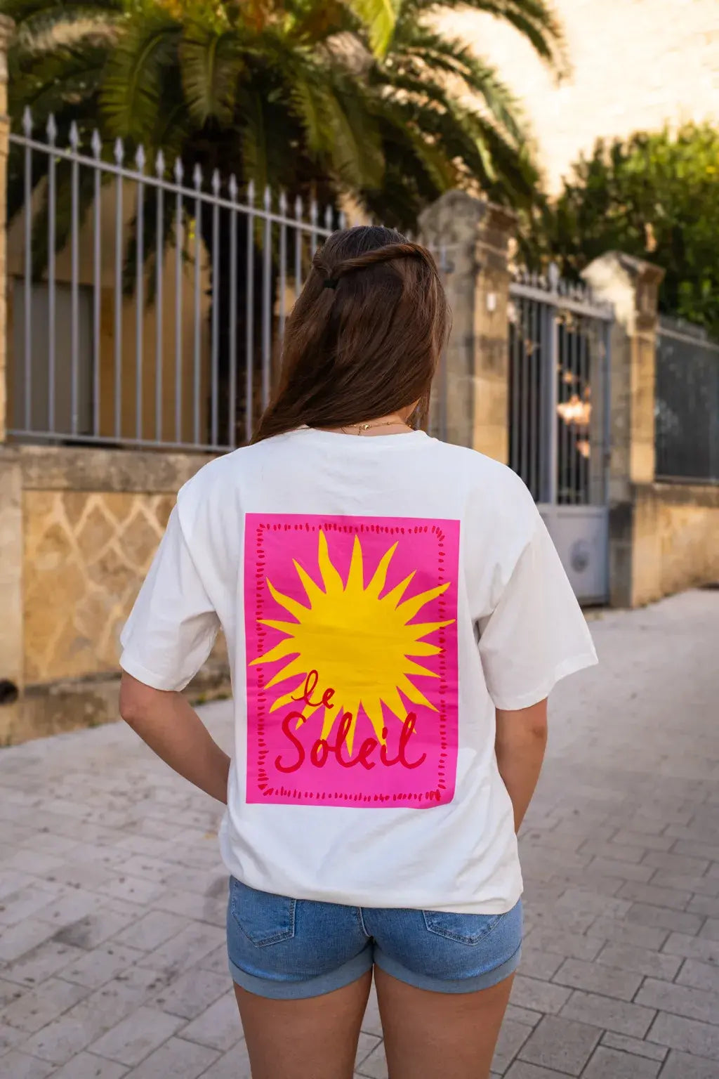 T-shirt Le Soleil écru