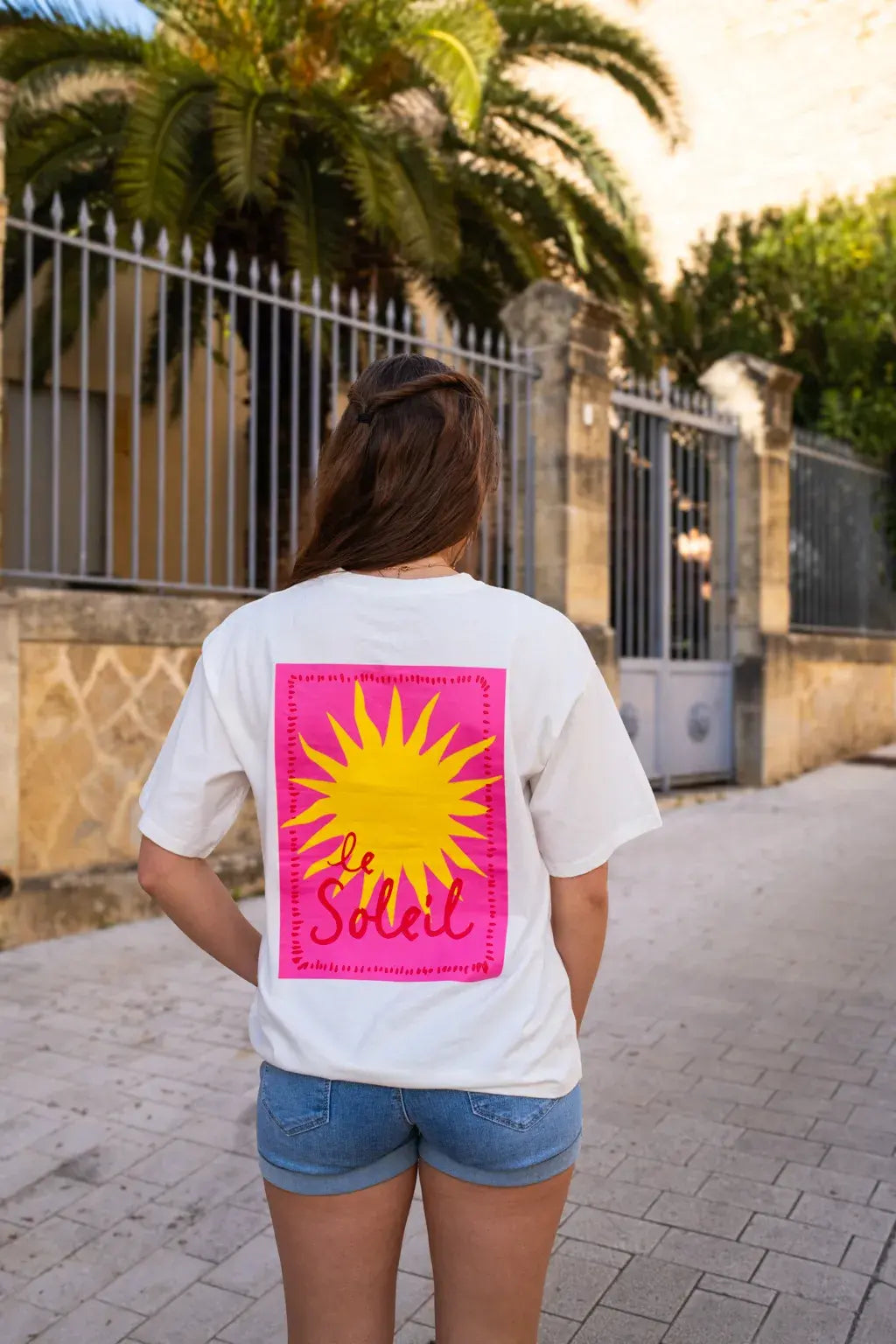 T-shirt Le Soleil écru