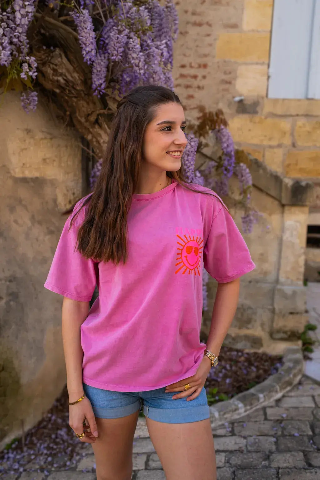 T-shirt Happy rose