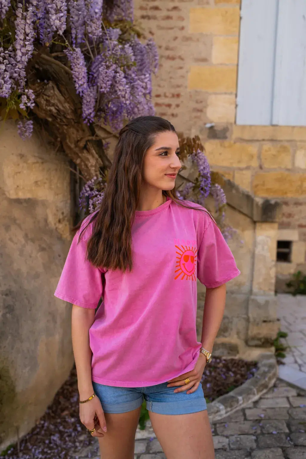 T-shirt Happy rose