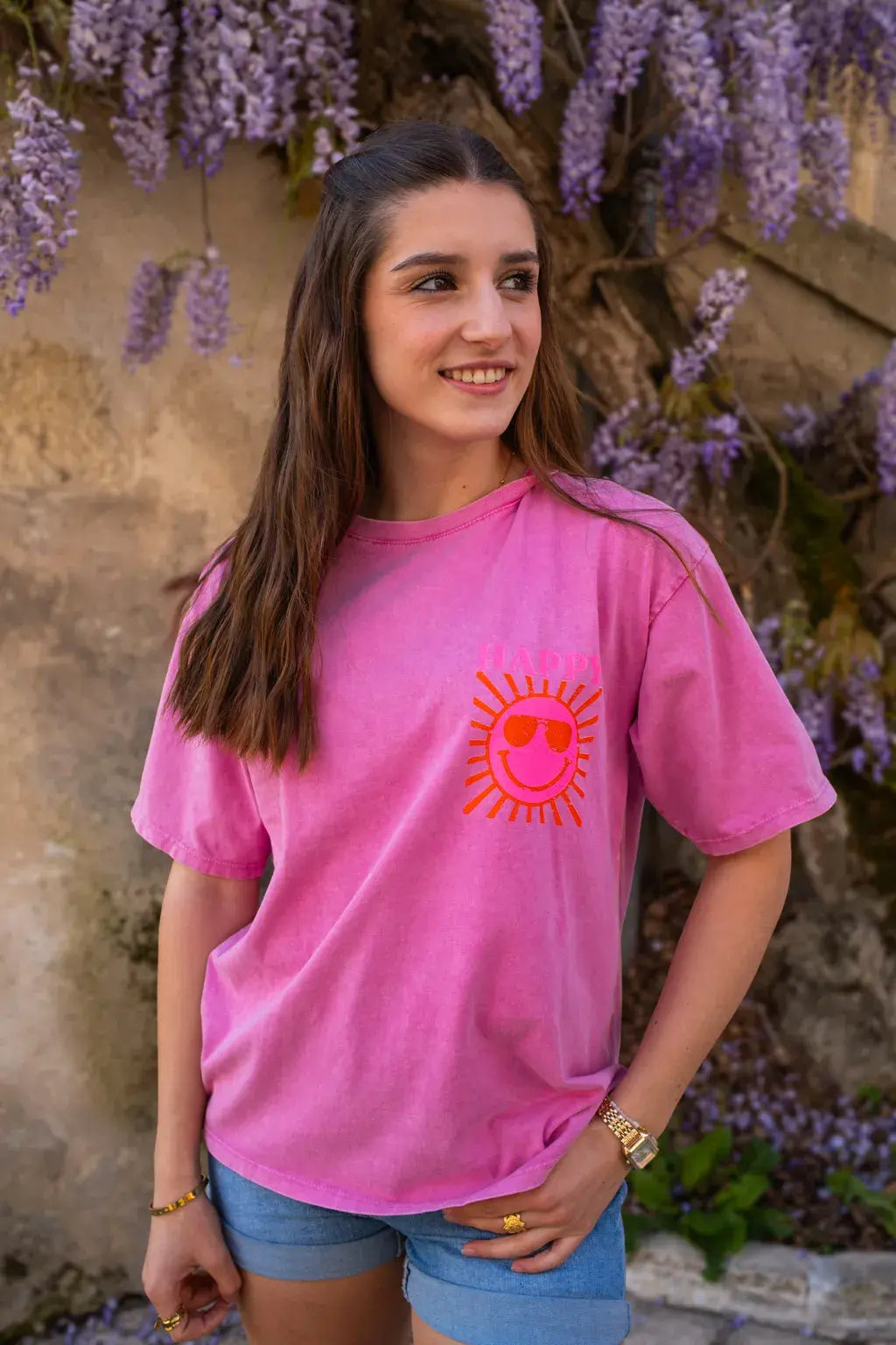 T-shirt Happy rose