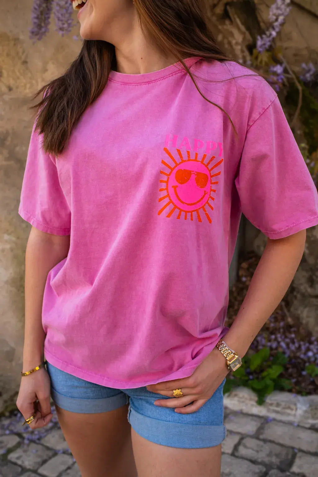 T-shirt Happy rose
