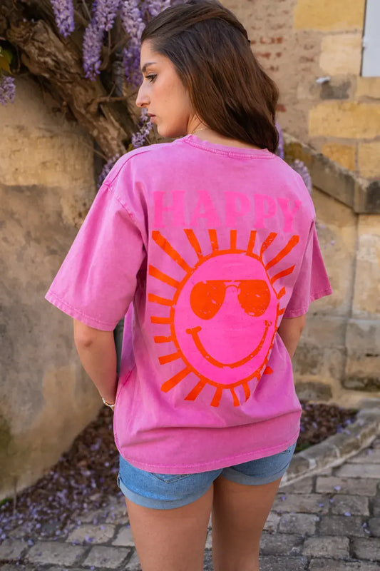 T-shirt Happy rose