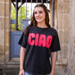 T-shirt Ciao noir