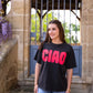 T-shirt Ciao noir