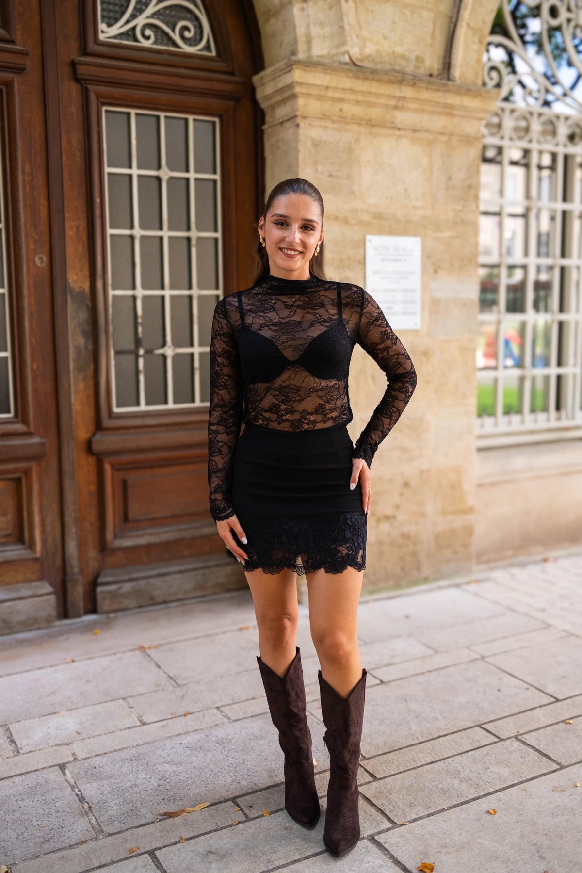 Blouse Garrett noire
