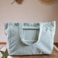 Sac cabas Vichy vert