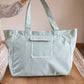 Sac cabas Vichy vert