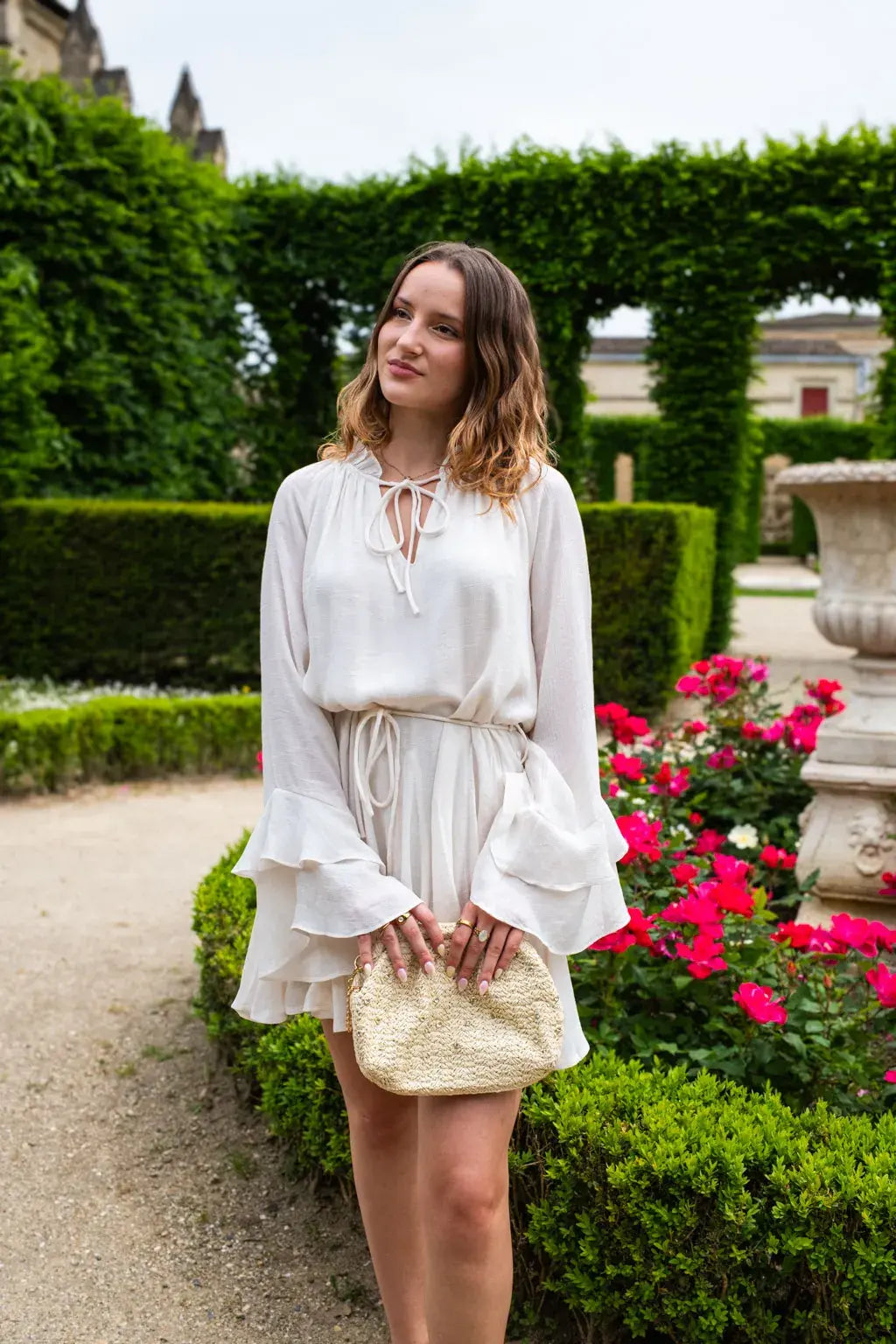 Robe Tory écru