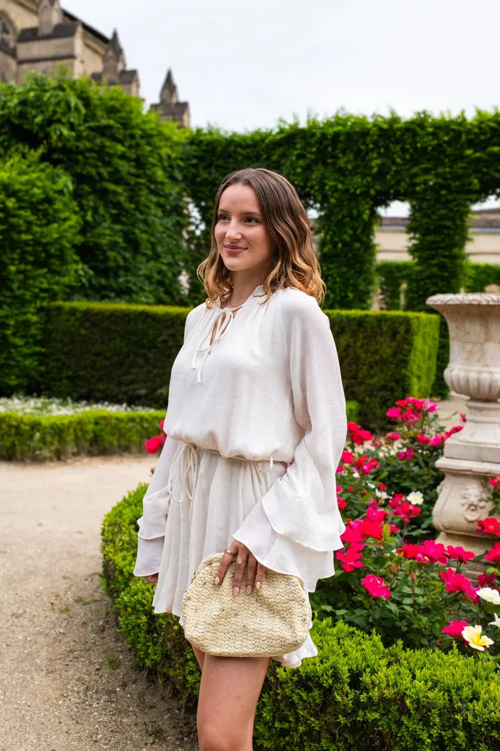 Robe Tory écru