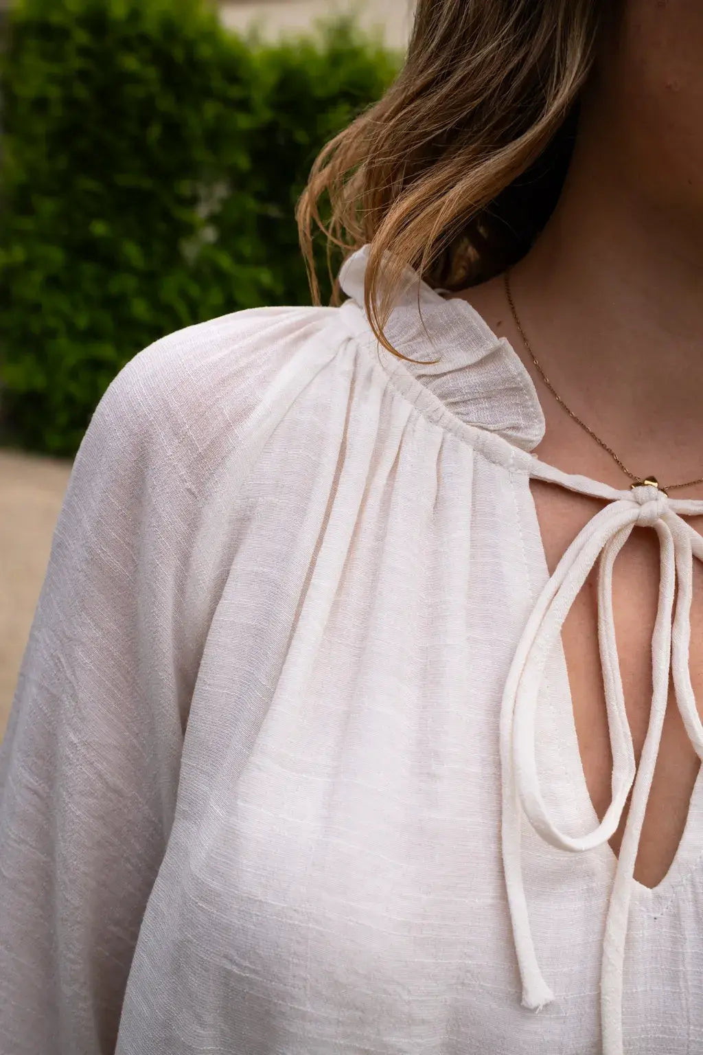 Robe Tory écru
