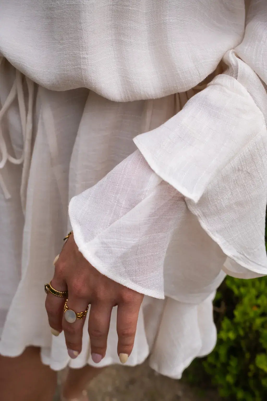 Robe Tory écru