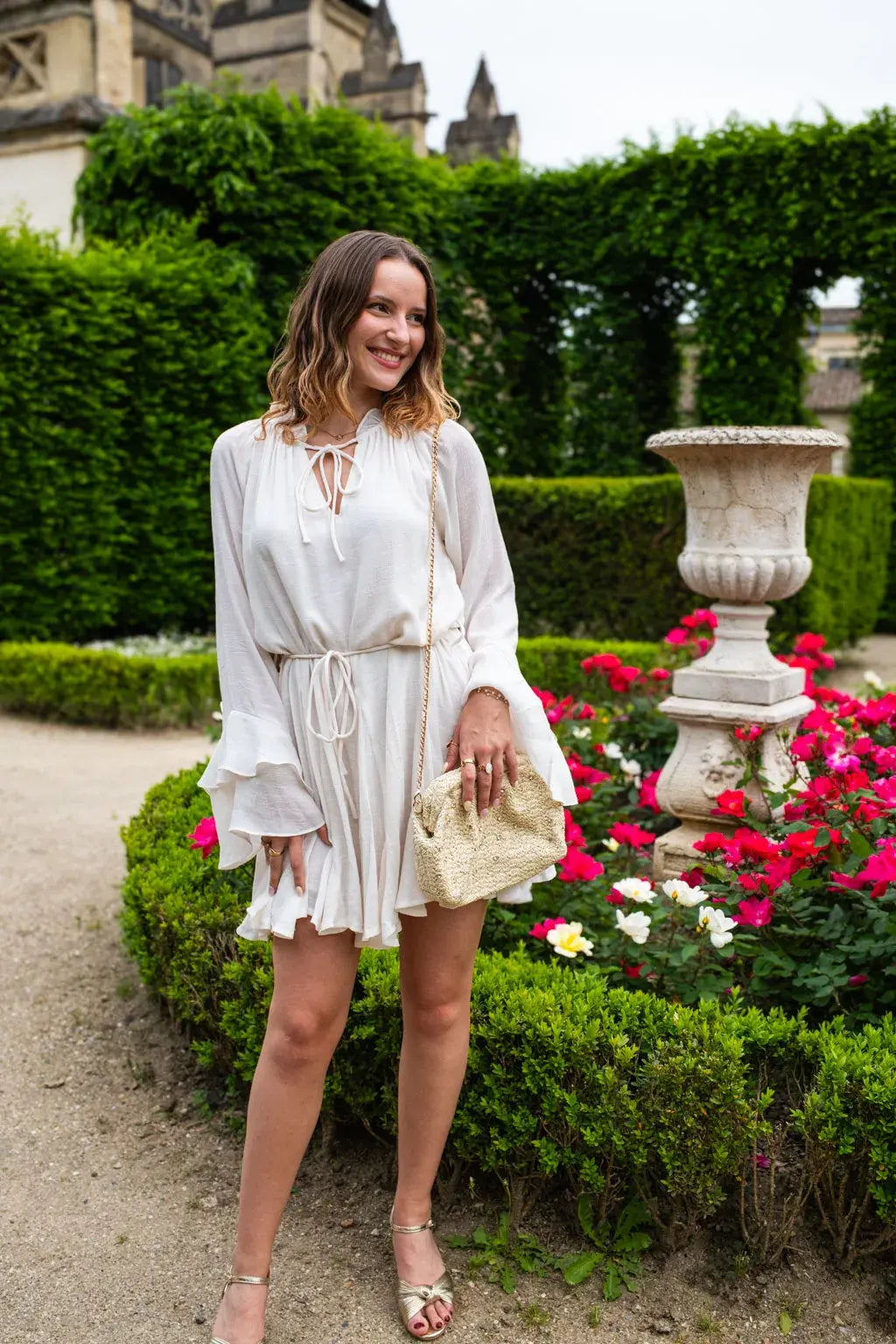 Robe Tory écru