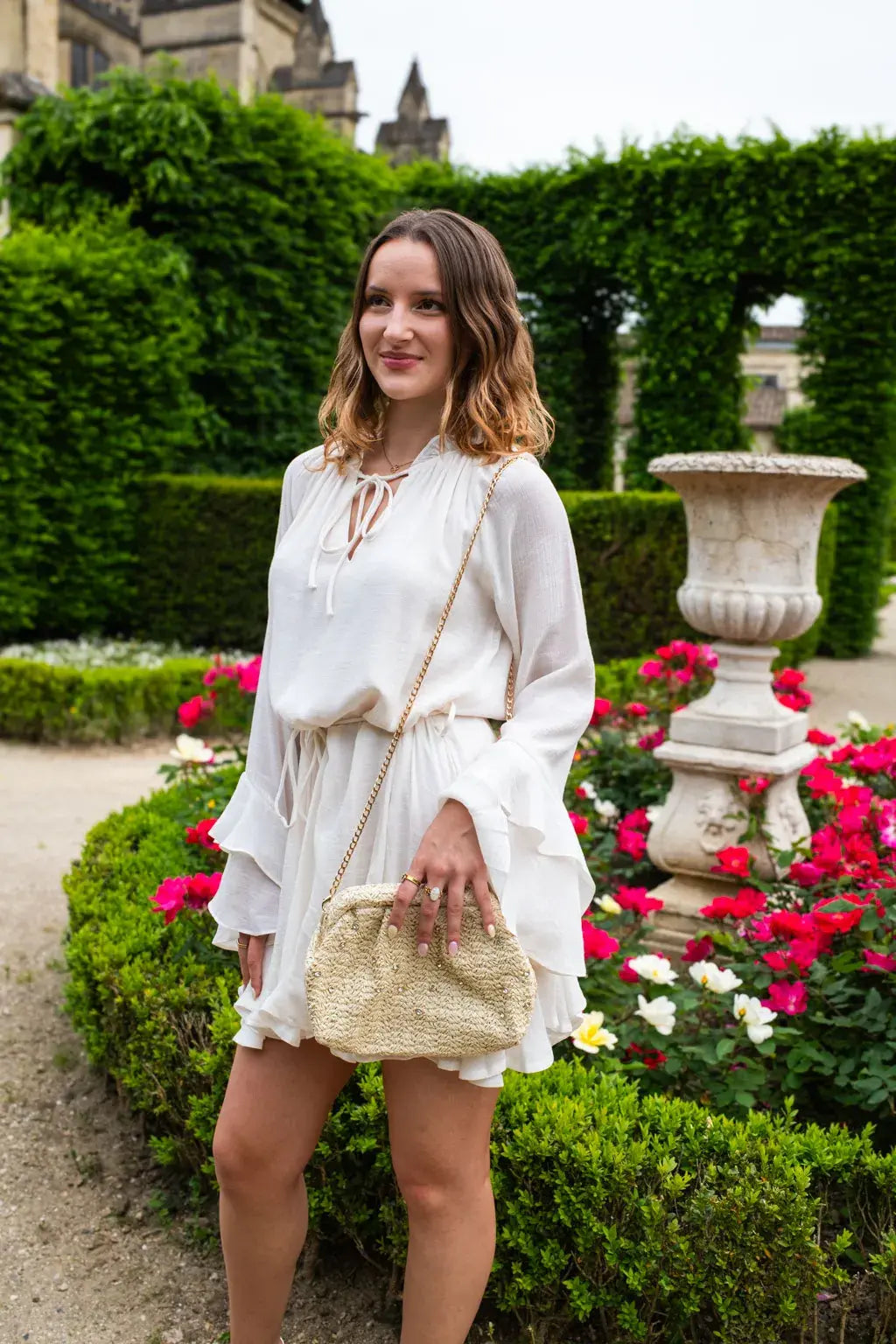 Robe Tory écru