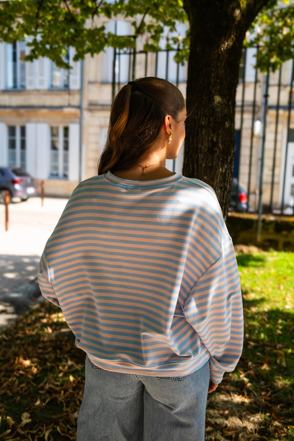 T-shirt Amour Paris bleu