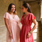 Robe Mila courte vieux rose