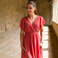 Robe Mila courte vieux rose