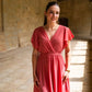 Robe Mila courte vieux rose