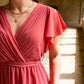 Robe Mila courte vieux rose